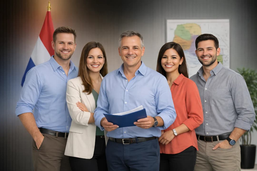 Paraguay Access team assisting clients